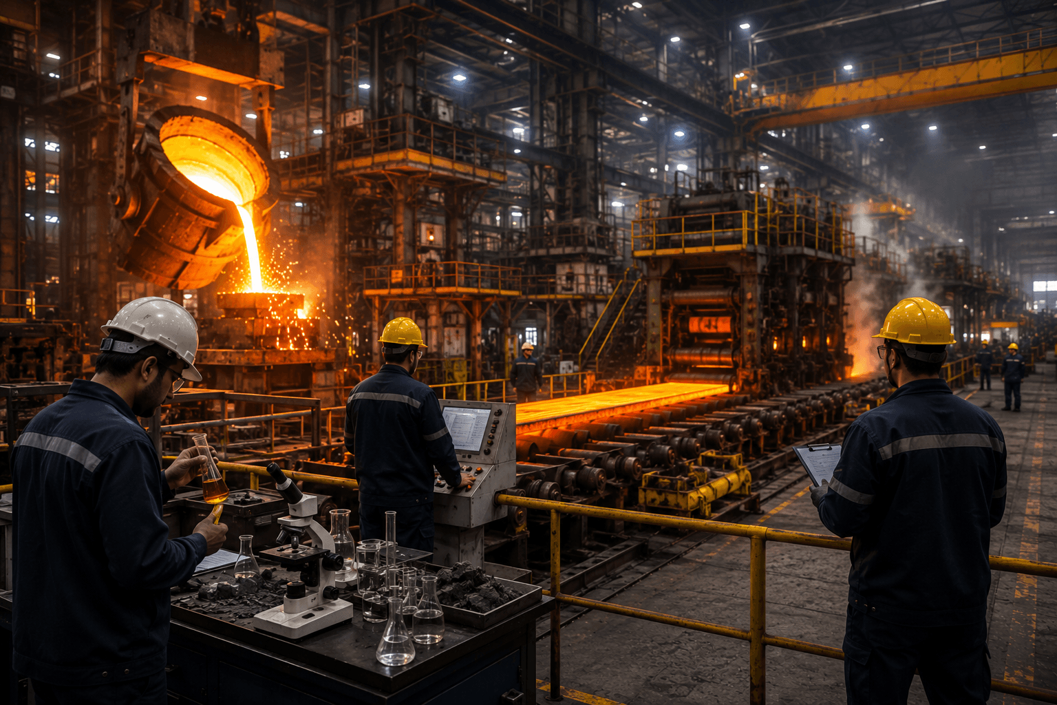 Steel Plant Workforce